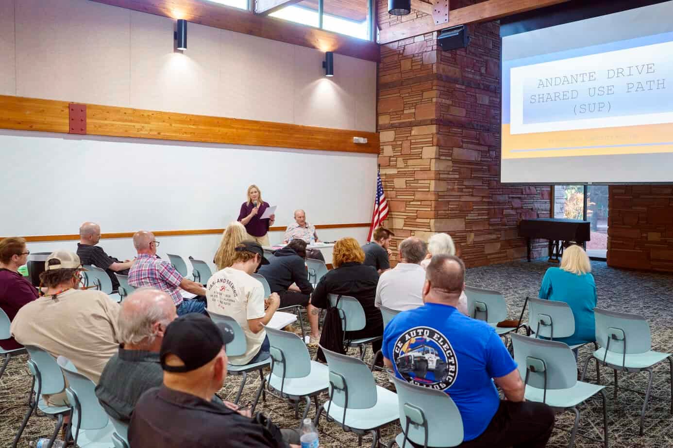 Residents ask to pause path