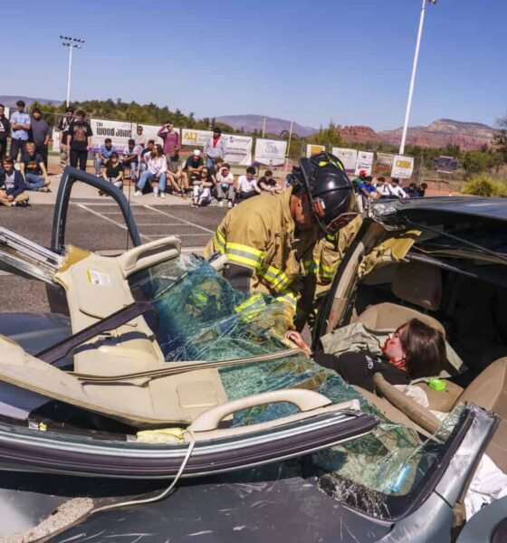 SFD stages mock DUI crash & trial at SRRHS