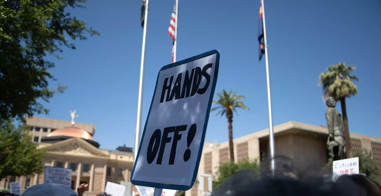 Arizona Capitol protest against Musk, Trump draws thousands: Photos