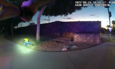 Ex-Phoenix cop fired for killing rock-throwing man sues city