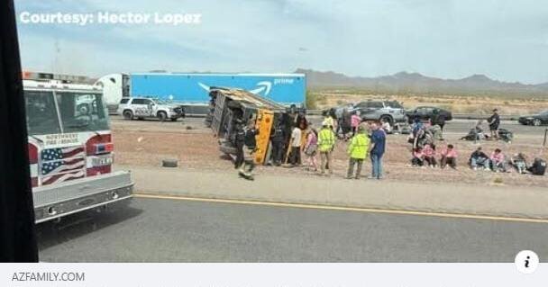 Man pleads not guilty in Kingman school bus crash that injured 36 students