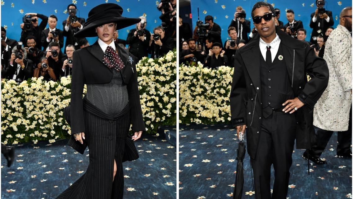 Rihanna reveals baby bump ahead of Met Gala
