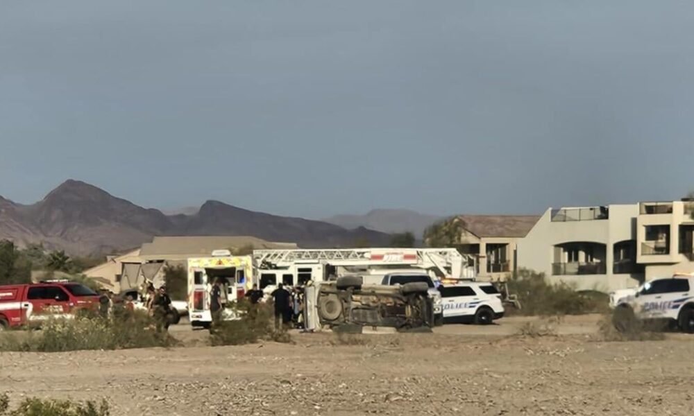 Driver transported to hospital after Sunday night rollover crash on Havasu's Island