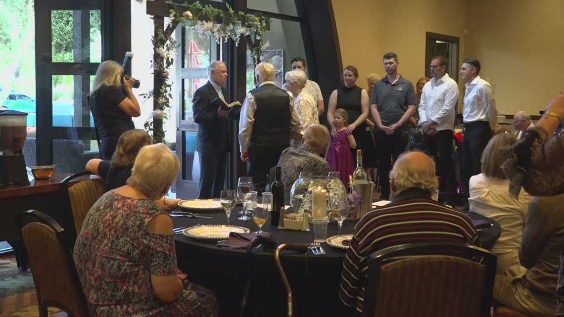 Arizona couple ties the knot after losing contact for 49 years