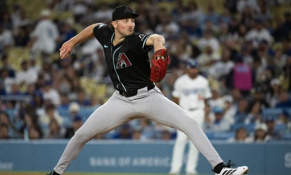 Pfaadt earns MLB-best 7th win as the Diamondbacks beat the scuffling Dodgers 9-5