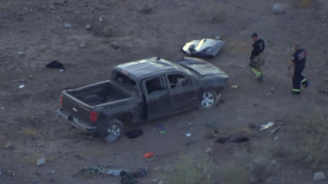 3 in critical condition after truck crashes into wall