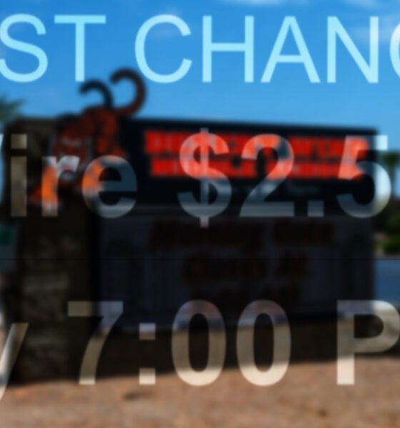 Actual snippets of an April 29 demand letter to MUSD from local mom Feleesha Withers overlaid with a photo of Desert Wind Middle School. [Bryan Mordt/grpahic]