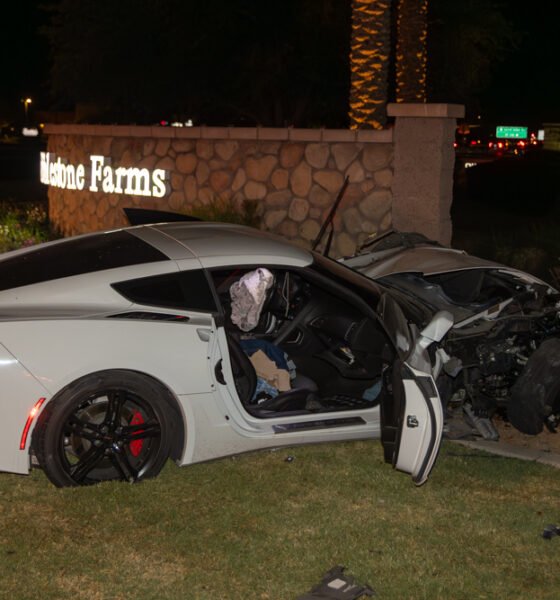 DPS: 1 detained, hospitalized after Corvette crash