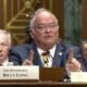 Former U.S. Rep. Billy Long, nominee for Internal Revenue Service commissioner, testifies before the Senate Finance Committee at his confirmation hearing on Tuesday, May 20, 2025. (Screenshot from committee webcast)