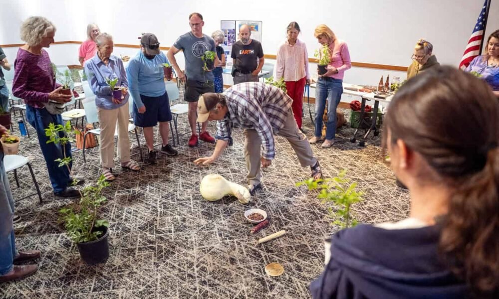 Gardeners plant ideas of food freedom at library workshop