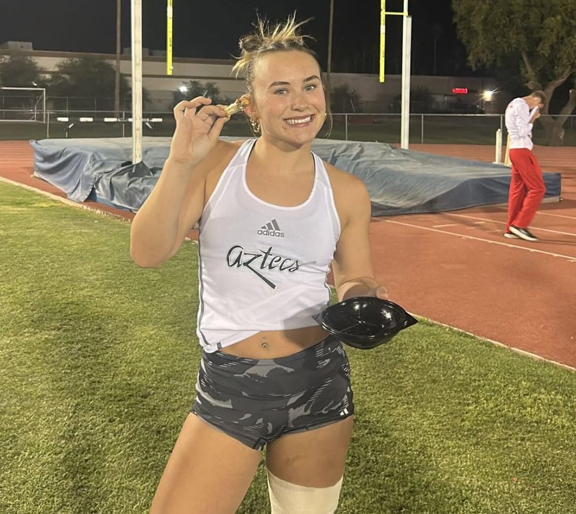 PCC's Pepe becomes 2-time Region I champion in pole vault