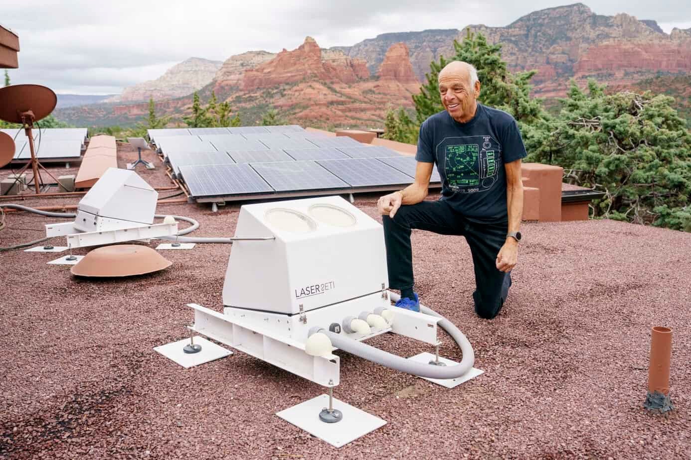 Richard Factor seeks lasers from space