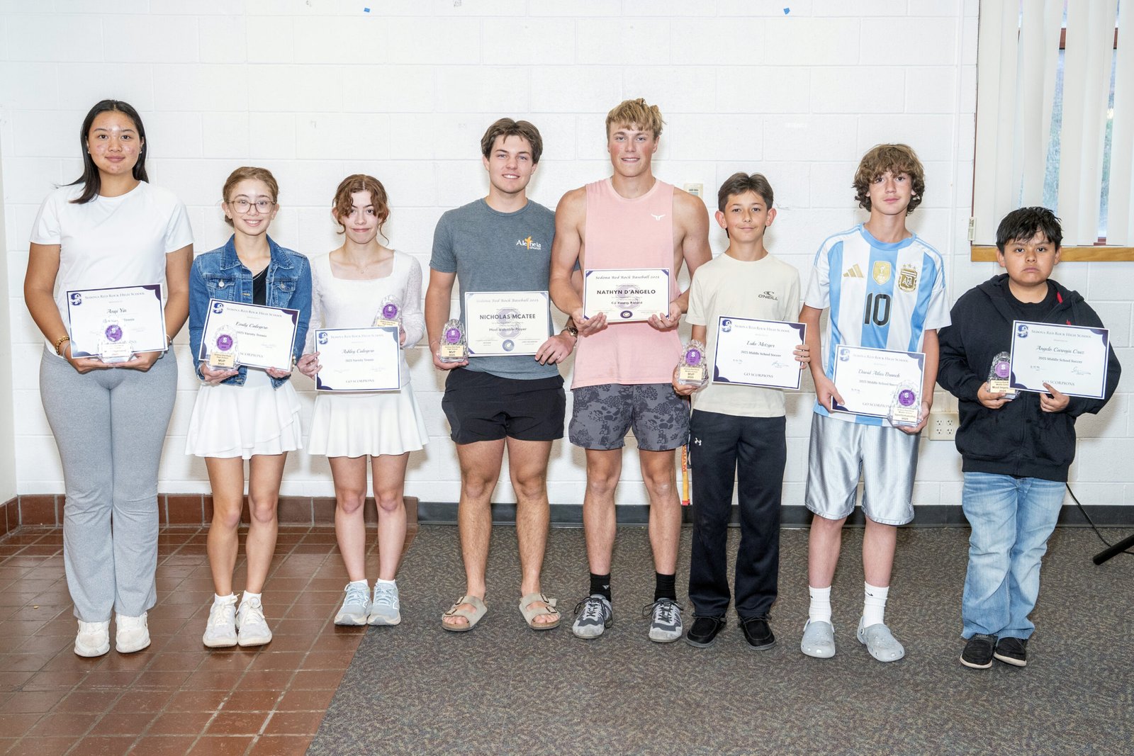 Sedona-Oak Creek School District honors top athletes at spring banquet