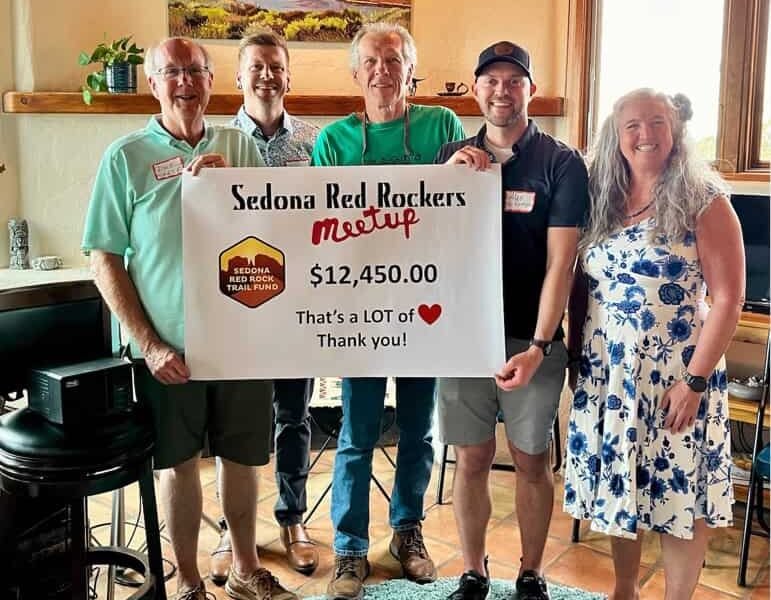 Sedona Red Rockers group raise $12,450 for trails