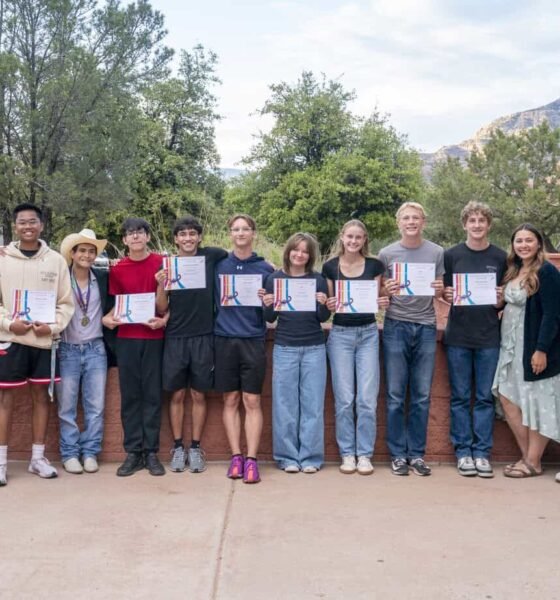 Sedona track team awards student athletes before state finals