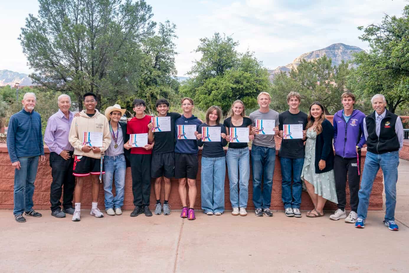 Sedona track team awards student athletes before state finals