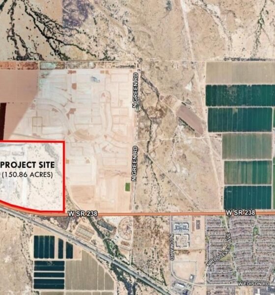 The site is located in the northwest portion of the city of Maricopa on 150 acres directly north of State Route 238 and west of Green Road.