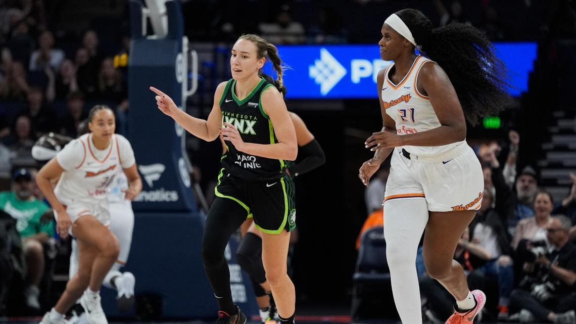 Lynx ease past the Mercury 88-65 behind Napheesa Collier's 18 points, 11 rebounds