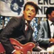 The iconic red guitar from Back to the Future is missing