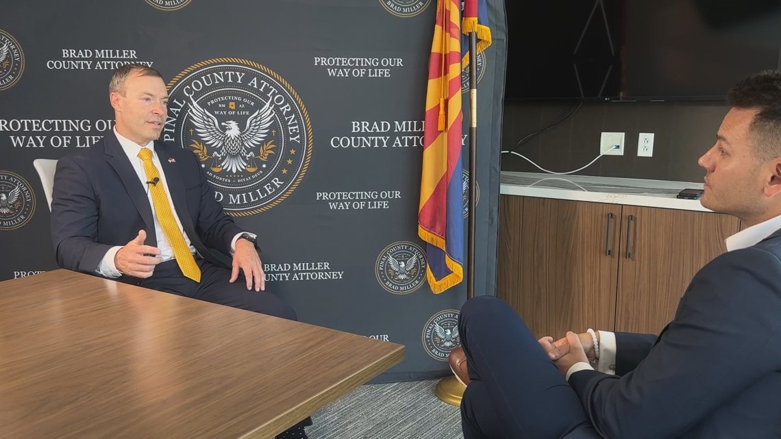 'We are a family': Pinal County attorney talks impact as beloved officer fights for his life after being shot in the line of duty