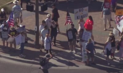 Protestors gather across the Valley for No Kings protest, joining cities across the country