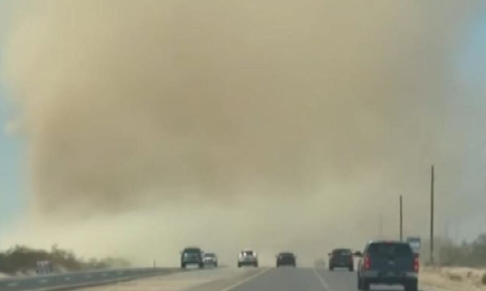 Massive dust devil caught on camera in the Valley