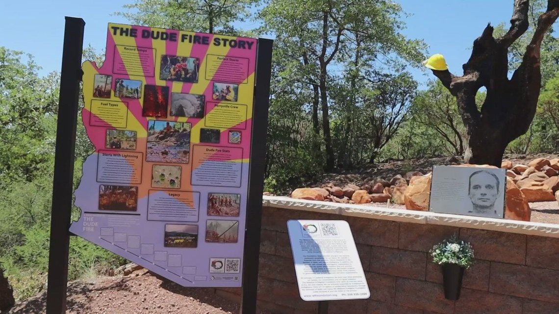 35 years since the deadly Dude Fire, community gathers to honor fallen firefighters