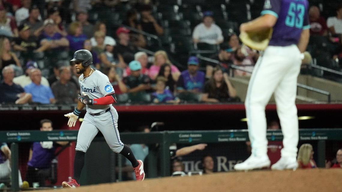 Otto Lopez has 3 hits and 3 RBIs as Marlins beat Diamondbacks 9-8 for 5th straight win