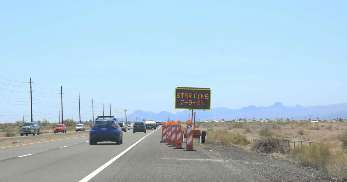 Work on SR 95 in Lake Havasu City to start in early July, raised medians to be installed