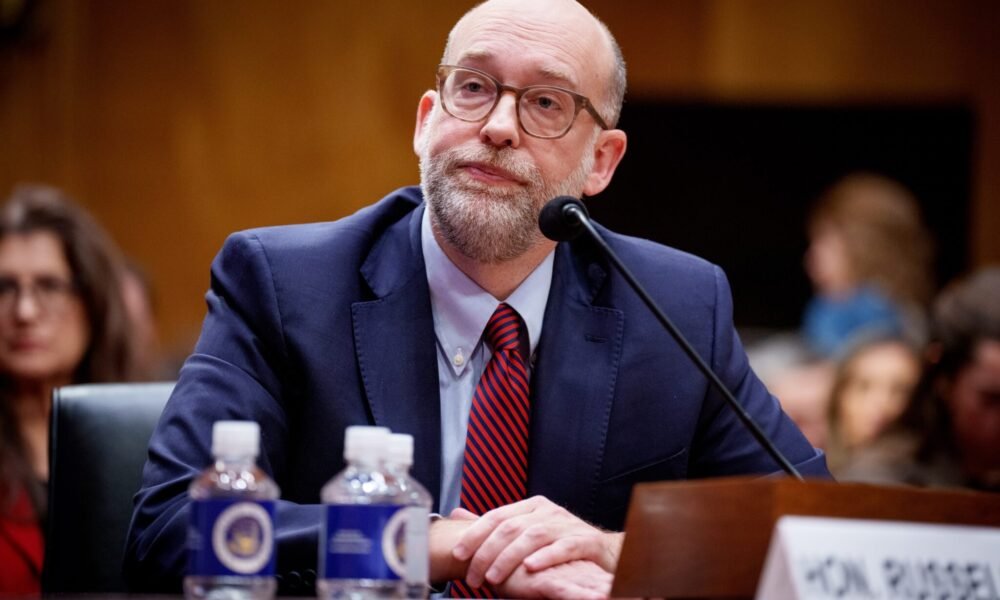A federal appeals court on March 27, 2025, denied a request from the Trump administration to overturn a lower court’s preliminary injunction, which has so far blocked the White House budget office from implementing a freeze on grants and loans.  Shown is Office of Management and Budget Director Russ Vought during a Senate Homeland Security and Governmental Affairs confirmation hearing on Capitol Hill on Jan. 15, 2025, in Washington, D.C. (Photo by Andrew Harnik/Getty Images)