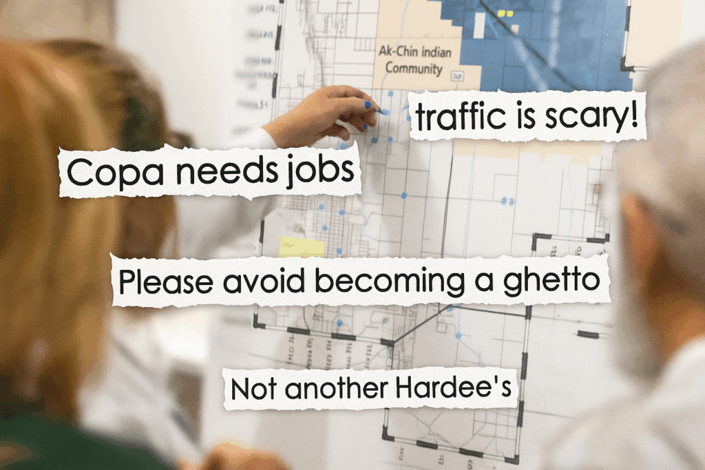 We asked AI to read over 100 public comments on Maricopa’s general plan. It found 4 themes