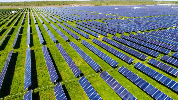 large solar farm