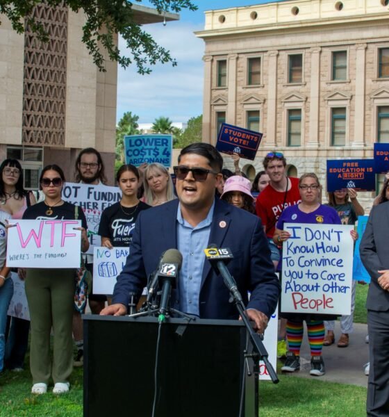 Arizona students rally at Capitol demanding protection from Trump education policies
