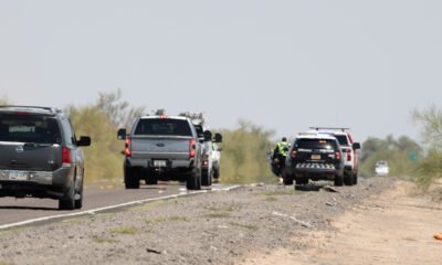 A Border Patrol agent is involved in a crash at Anderson Road and MCG. June 12, 2025. [Brian Petersheim Jr.]