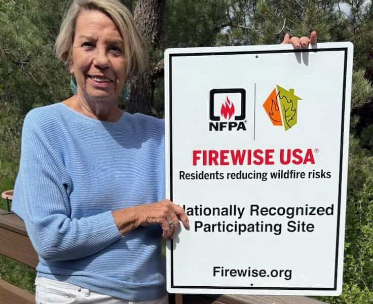 Canyon Mesa Country Club HOA gets Firewise USA sign