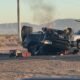 Fiery rollover crash shuts down SR 347 SB near Riggs Road