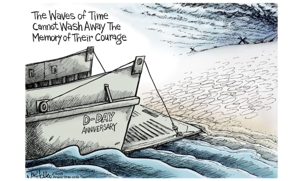Hellertoon: Waves of time cannot wash away courage of D-Day veterans