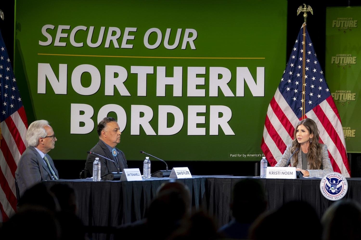 Homeland Security Sec. Noem briefs governors after U. S. strikes on Iran