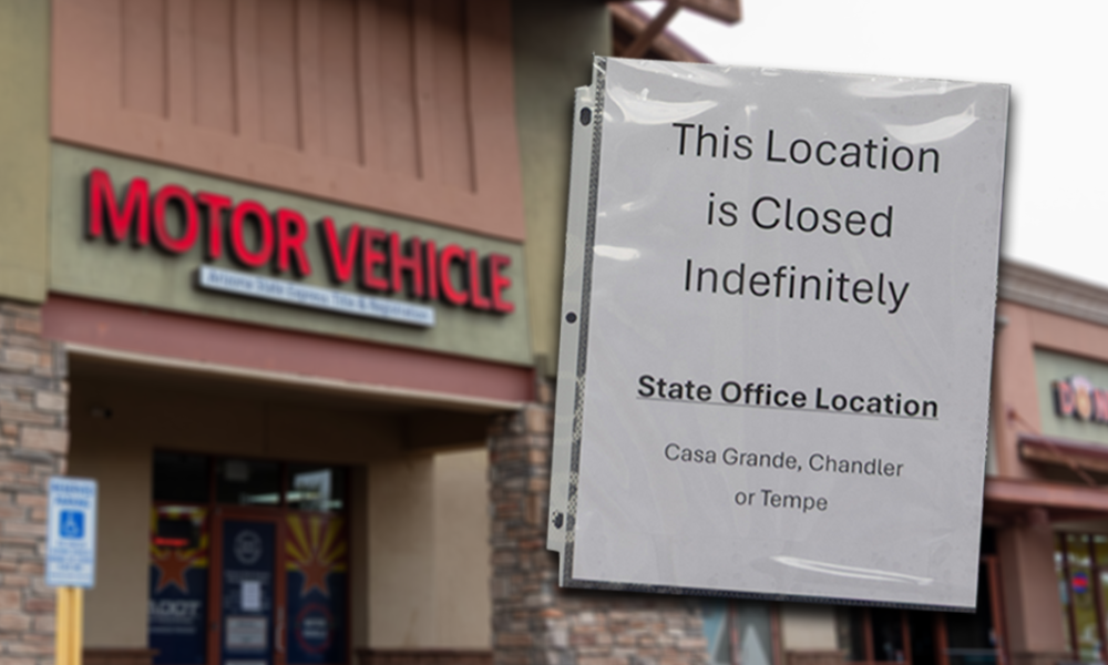 You can’t get a driver’s license in Maricopa anymore