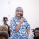 Mayor Nancy Smith speaks to a crowd during a lunch-and-learn event at the Maricopa Community Center. June 19, 2025. [Monica D. Spencer]