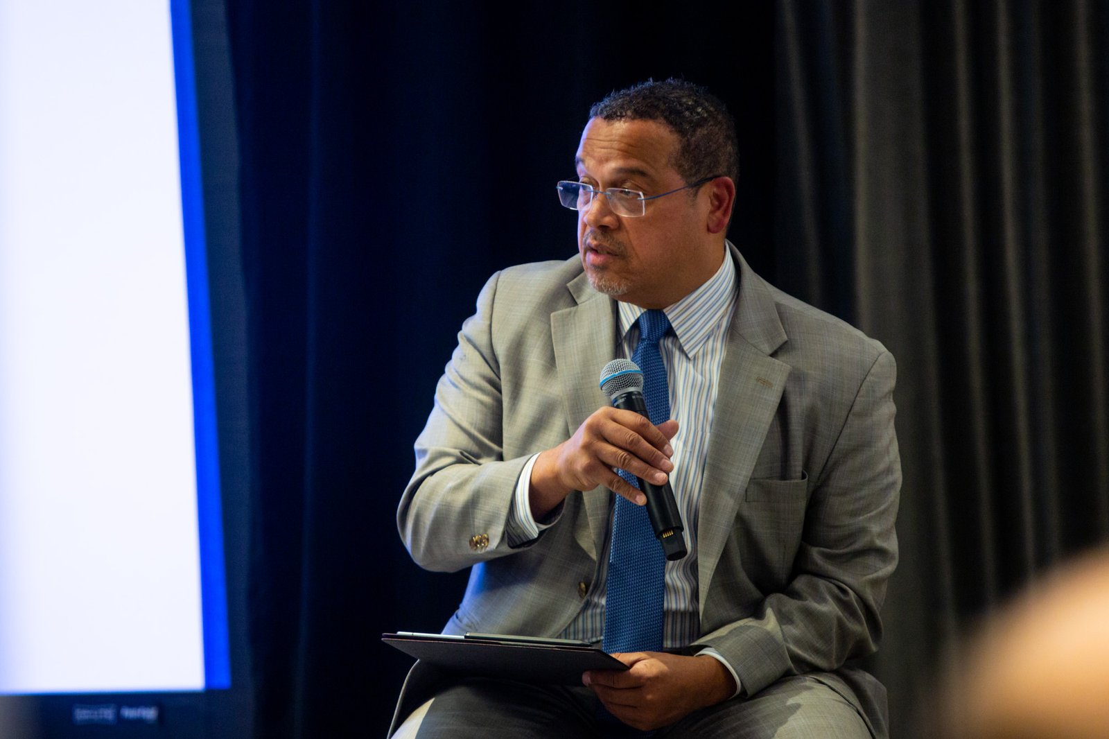 ‘We are a whisper away from Jim Crow,’ says Minnesota Attorney General Keith Ellison