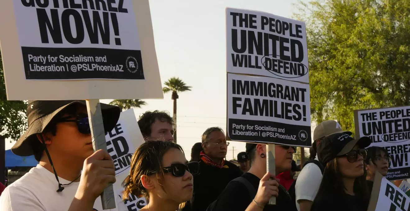 Phoenix protesters demand ICE free arrested Arizona father