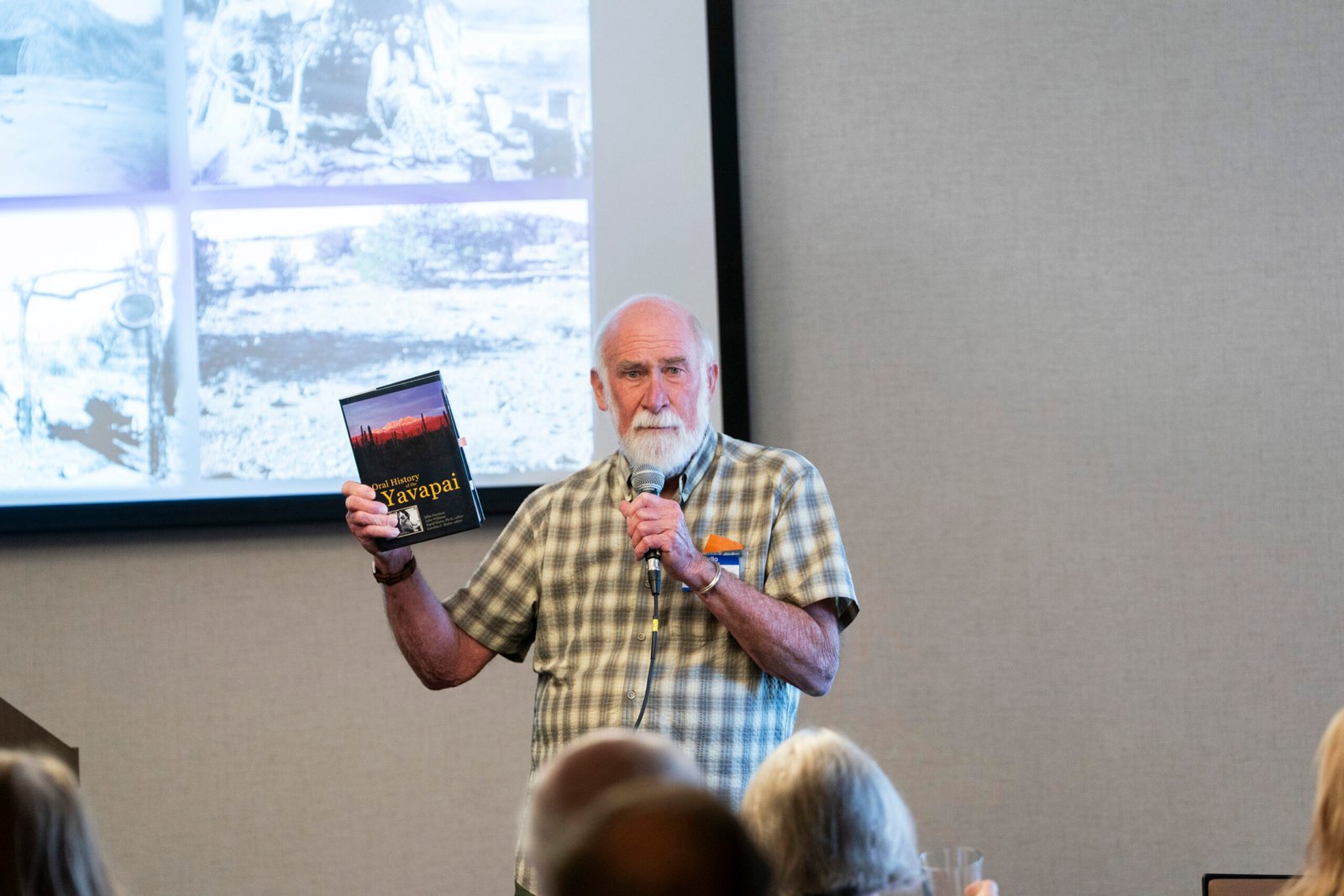 Pilles discusses Yavapai rock art and agave