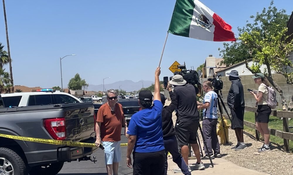 Protesters clash with police as ICE raids surge across Phoenix metro area