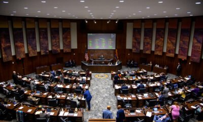 Members of the Arizona House of Representatives vote during a third reading of nearly three dozen bills at the Arizona State Capitol on March 4, 2025. [Monica D. Spencer]