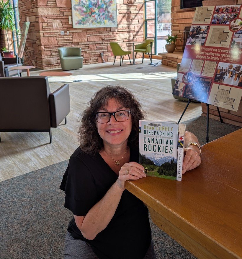 Sedona & Canmore libraries swap books by their authors