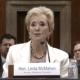 U.S. Education Secretary Linda McMahon testifies at a hearing of the U.S. Senate Appropriations Subcommittee on Labor, Health and Human Services, Education, and Related Agencies on June 3, 2025. (Screenshot from committee livestream)