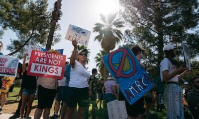 'No Kings Day': Thousands of Tucsonans gather at Reid Park, Oro Valley