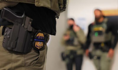 An Immigration and Customs Enforcement officer