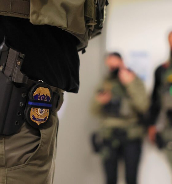 An Immigration and Customs Enforcement officer